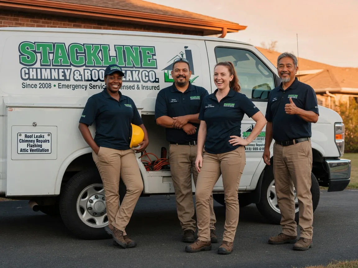 Chimney flashing repair company in Altair, TX